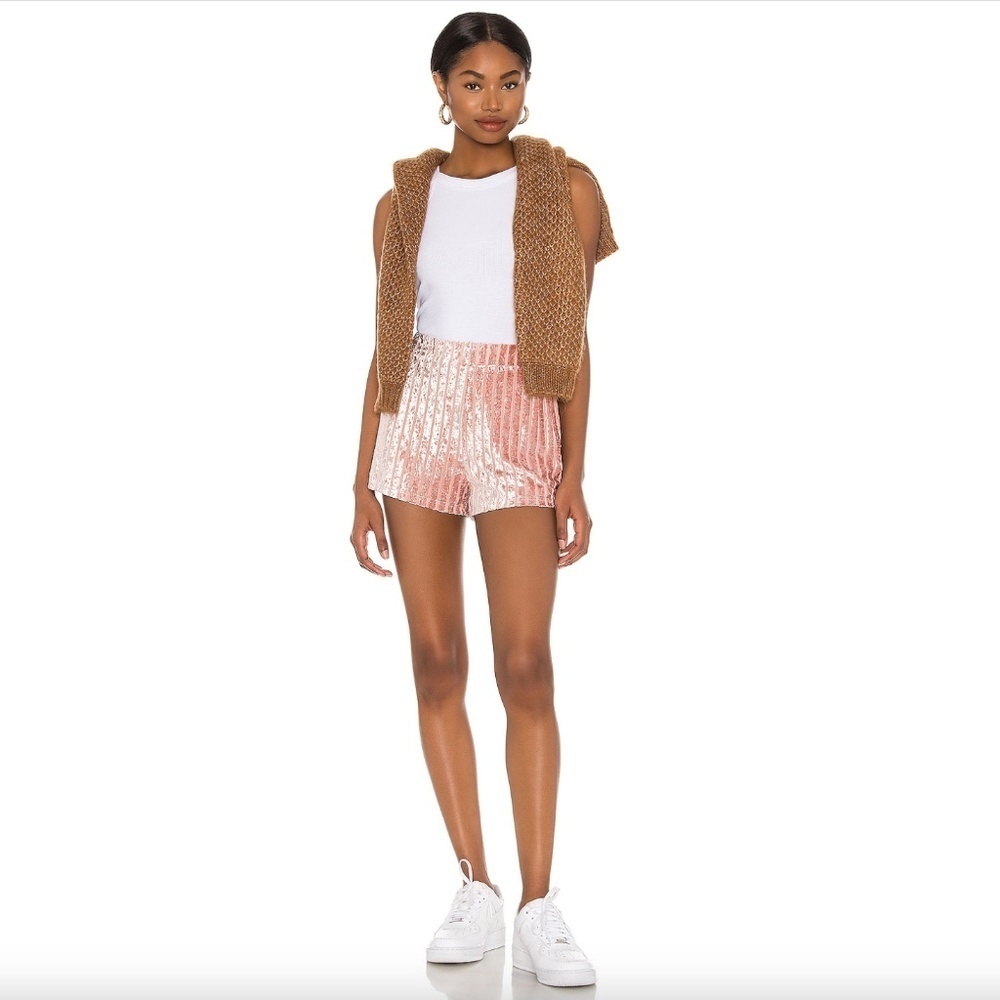 Lovers and Friends Nicola Velour Shorts